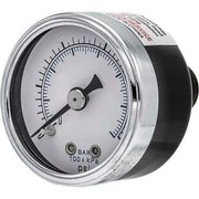 Engineered Specialty Products, Inc PIC Gauges 1.5" Utility Pressure Gauge, 1/8" NPT, Dry Fillable, 0/160 PSI, Ctr Back Mount, 102D-158F 102D-158F